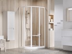 Dušas kabīne SKCP4-90 195 Balts/stikls Transparent