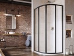 Dušas kabīne SKCP4-90 195 Melns/stikls Transparent
