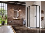 Dušas kabīne SKCP4-90 195 Melns/stikls Transparent 4