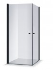 Dušas kabīne Viktorija 80x80x200 cm, Melns matēts