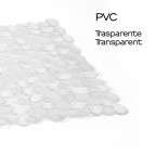 Gedy River pretslīdes dušas paklājs 54 cm, Caurspīdīgs 5