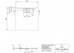 Dušas paliktnis Architectura MetalRim 80x80 cm 3
