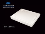 PAA Largo 100x80 cm Душевой поддон, Белый или красочный 2