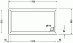 Душевой поддон Starck 170x90 2
