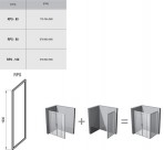 Душевая стенка RPS - 80 2