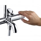 Dušas sistēma ar vannas termostatu Vernis Blend 200 I, hroms 3
