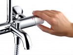 Dušas sistēma ar vannas termostatu Vernis Shape 230 I, hroms 4