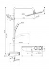 Душевая система Ceratherm S200, D250 mm, хром 2