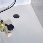 Dušas vanniņas sifons 90 Slim, melns 4