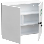 Duschy medicīnas skapis 600x500 mm, Balts 2