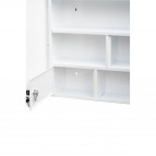 Duschy medicīnas skapis 600x500 mm, Balts 3