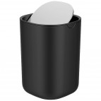 Duschy Pure Mini atkritumu tvertne 1,5 l, Melns