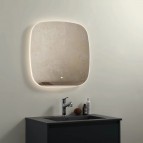 Duschy spogulis ar LED apgaismojumu 60x60 cm