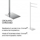 Gedy Trilly dvieļu turētāja statīvs, Hroms 4