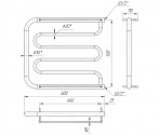 Полотенцесушитель Foxtrot 500x500/500x600/500x700 мм 5