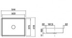 EB.ME500U раковина 50x37.5  см 2