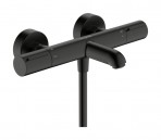 Ecostat Element vannas/dušas termostats, Brushed Black Chrome