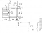 EFX 214-78 izlietne,SlimTop, Pop-Up 4