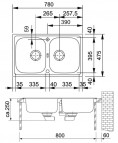 EFX 620-78 кухонная мойка 3