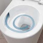 EluPura S Rimless pods AquaHelix Flush ar Hygiene efektu un SC/QR vāku 7