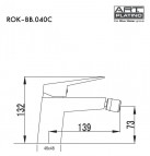 ROK смеситель для биде 2