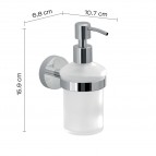 Gedy Eros šķidro ziepju dozators, Hroms 2