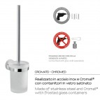 Gedy Eros tualetes birste ar turētāju, Hroms 4