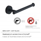 Gedy Eros tualetes papīra turētājs, Melns matēts 3