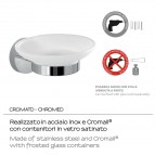 Gedy Eros ziepju trauks ar turētāju, Hroms 4