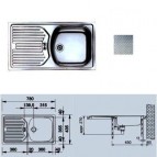 ETL 614 кухонная мойка 2