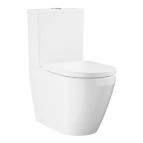 EuroCeramic Triple Vortex Rimless pods+cisterna+vāks, Balts HC 