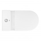 EuroCeramic Triple Vortex Rimless pods+cisterna+vāks, Balts HC  4