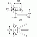 Eurosmart virtuves maisītājs izlietnei 27,7 cm 2