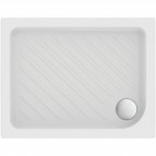 Eurovit dušas paliktnis 90x70 cm, Balts 3