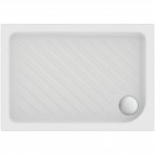 Eurovit dušas paliktnis 100x70 cm, Balts 3