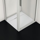 Ultraflat S i.life dušas paliktnis 70x70 cm, Balts 5