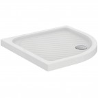 Eurovit pusapaļš dušas paliktnis 90x90 cm, Balts