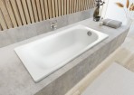 Eurowa vanna 1500x700 mm, Balta tērauda 4