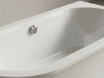 Evento 2 brīvi stāvoša vanna 175x75x62 cm, Balta  5