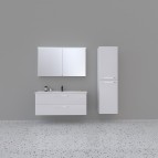 Exclusive SOFT Зеркальный шкаф 61x71 см, белый 4