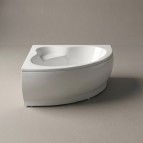 Famosa akmens masas vanna 149x149x64 cm, Balta 6