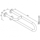 Faneco rokturis 60 cm 2