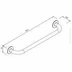 Faneco ручка 675 mm 2