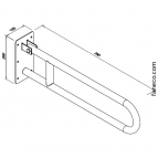 Faneco rokturis 75 cm 2