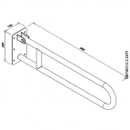 Faneco rokturis 80 cm 2