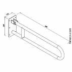 Faneco rokturis 80 cm 2