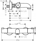 Ecostat 1001 CL Смеситель для ванны 2