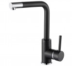 Forte virtuves maisitājs ar grozāmu snīpi, Black Metallic