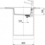 FSG 611-88 FRESNO Fragranīta izlietne 2