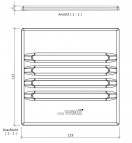 Fundo 2.1 noteces reste 115x115x5 mm, Nerūsējošais tērauds 3